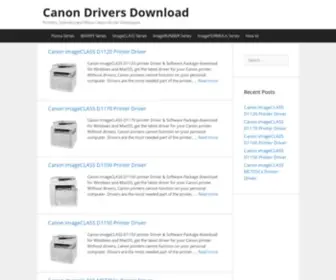 Canonfile.com(Canon Drivers Download) Screenshot