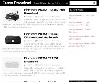 Canonfreedownload.com(Free Download Printer Drivers For Windows) Screenshot