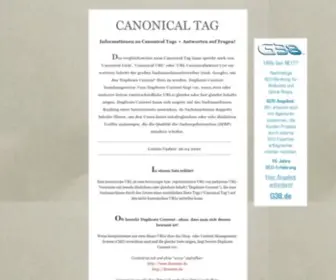 Canonical-Tag.de(Canonical Tag) Screenshot