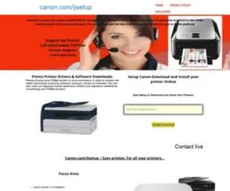 CanonijComsetup.com(Canon.com/ijsetup) Screenshot