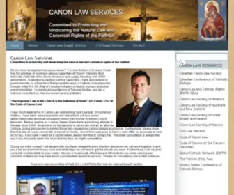 Canonlawservices.com(Canon Legal Services) Screenshot