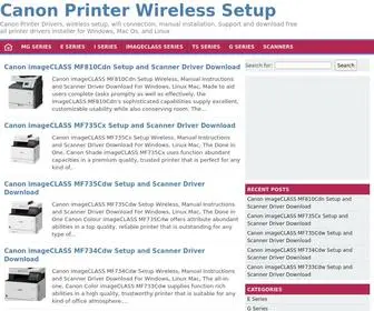 Canonwirelesspixma.net(Canonwirelesspixma) Screenshot