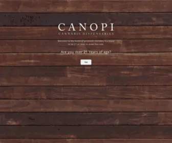 Canopi.com(Canopi) Screenshot
