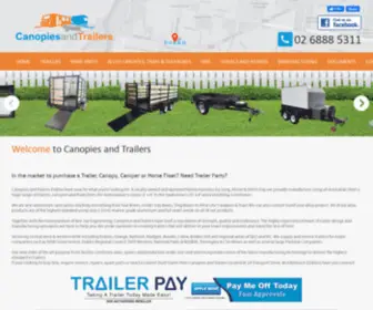 Canopiesandtrailers.com.au(Canopies & Trailers) Screenshot