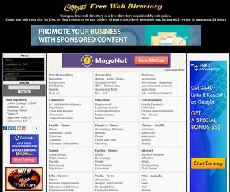 Canopusdirectory.com(Canopus free web directory) Screenshot
