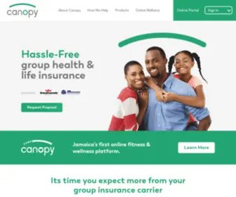 Canopy-Insurance.com(Canopy Insurance Ltd) Screenshot