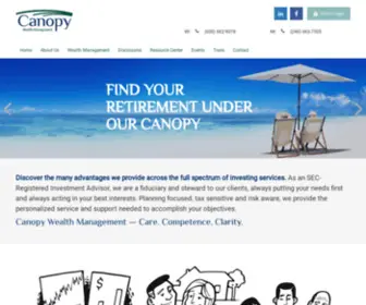 Canopy-Wealth.com(Wealth Management Advisors) Screenshot