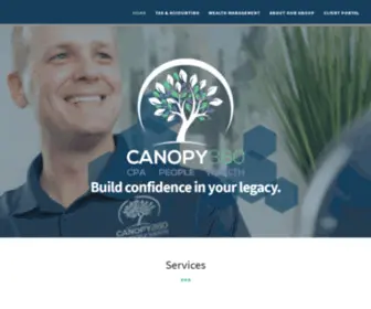 Canopy360.com(Canopy 360) Screenshot