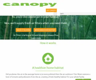 Canopyair.com(Canopyair) Screenshot