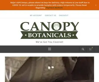 Canopybotanicals2.com(Canopy Botanicals) Screenshot