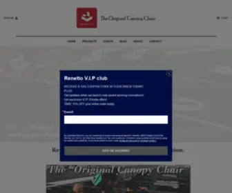 Canopychair.com(Renetto® Original Canopy Chair) Screenshot