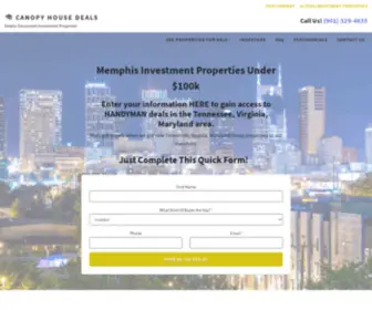 Canopyhousedeals.com(Investment Properties in Tennessee) Screenshot