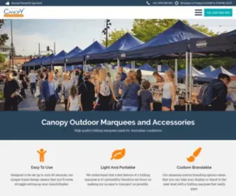 Canopyoutdoor.com.au(Canopy Outdoor®) Screenshot