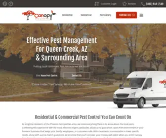 Canopypestcontrol.com(Canopy Pest Control) Screenshot