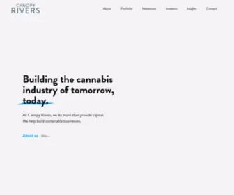 Canopyrivers.com(Canopy Rivers) Screenshot