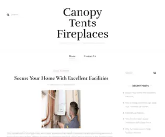 Canopytentsfireplaces.com(Garden Tents for Adventure and Fun) Screenshot