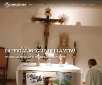 Canossiani.org(CONGREGAZIONE DEI FIGLI DELLA CARITÀ CANOSSIANI) Screenshot