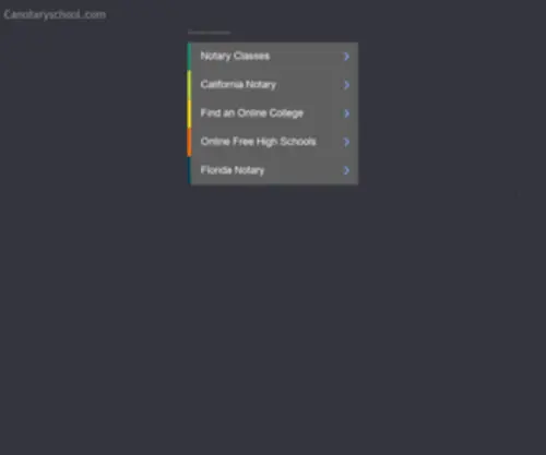 Canotaryschool.com(canotaryschool) Screenshot