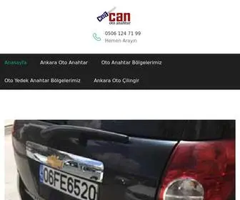 Canotoanahtar.com(Can Oto Anahtar) Screenshot