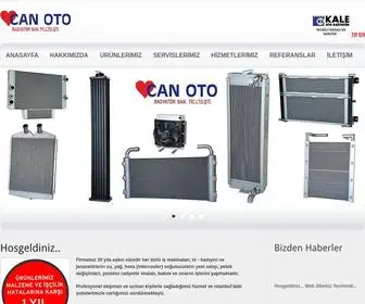 Canotoradyator.com.tr(CanOtoRadyatör radyatörcü oto radyatör iş makina radyatörleri radyatör tamiri işmakina radyatör tamiri intercooler yağ soğutucu yağ radyatör imalati komprasör radyatörü oil cooleri) Screenshot