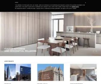 Canova.com(Custom kitchens and residential millwork) Screenshot