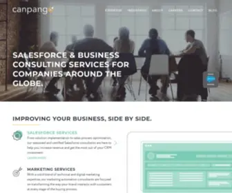 Canpango.com(Salesforce Gold Consulting Partner) Screenshot