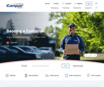 Canpar.com(Canpar Express) Screenshot