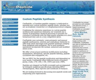 Canpeptide.com(Canpeptide) Screenshot