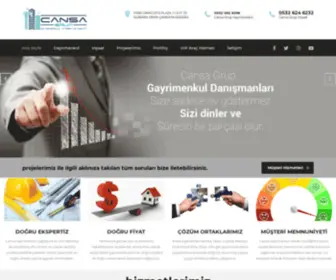 Cansagyo.com(Cansa Grup Gayrimenkul) Screenshot