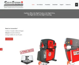 Cansaw.com(North American Made Saws) Screenshot