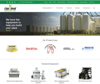 Canseedequip.com(Can-Seed Equipment Ltd) Screenshot