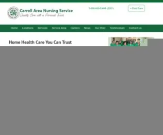 Canshomehealth.com(Home Health Care Carroll) Screenshot