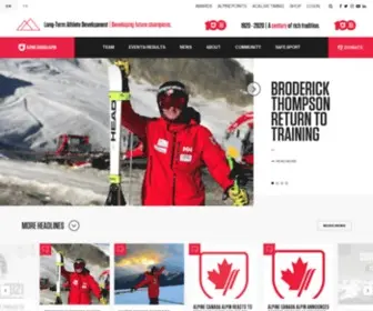 Canski.org(Alpine Canada) Screenshot