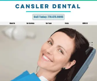 Canslerdental.com(Mysite) Screenshot