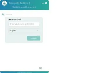 Canstrings.com(Chatbot) Screenshot