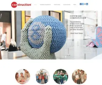 Canstruction.org(Canstruction Global Headquarters) Screenshot