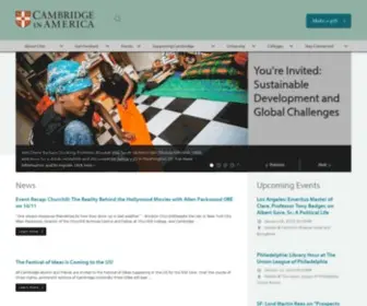 Cantab.org(Cambridge in America) Screenshot