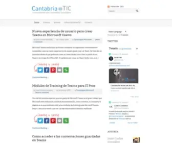 Cantabriatic.com(Cantabria TIC) Screenshot