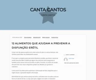 Cantacantos.com.br(Canta Cantos) Screenshot