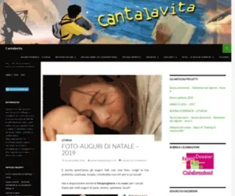 Cantalavita.com(Vita… solo chi ne scopre il senso può cantarne la bellezza) Screenshot
