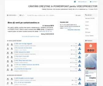 Cantaricrestine.ro(CÂNTĂRI) Screenshot