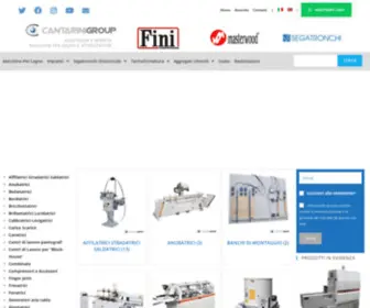 Cantarinigroup.it(ASSISTENZA E VENDITA MACCHINE PER LEGNO) Screenshot