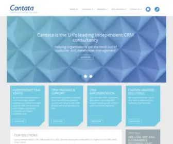 Cantatagroup.com(Cantata) Screenshot