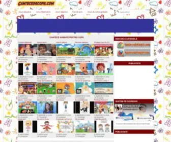 Cantecedecopii.com(Cantece cu versuri pentru copii) Screenshot