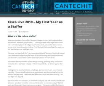 Cantechit.com(RAW Opinion of an IT Professional) Screenshot