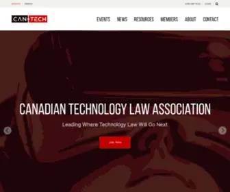 Cantechlaw.ca(CAN-TECH) Screenshot