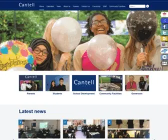 Cantell.co.uk(Cantell School) Screenshot