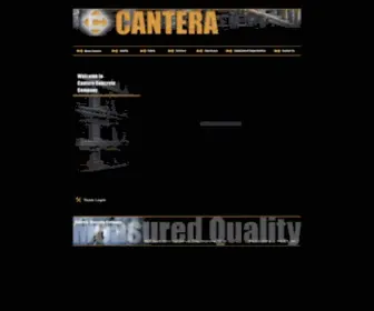 Canteraconcrete.com(Cantera Concrete Company) Screenshot