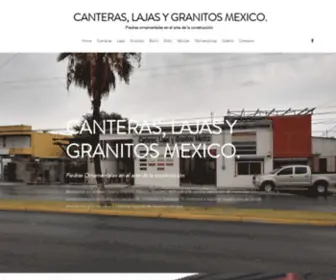 Canterasmexico.com(Canteras, Lajas y Granitos Mexico) Screenshot