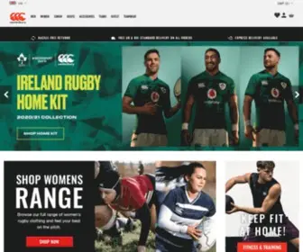 Canterbury.com(Rugby Clothing & Kit) Screenshot